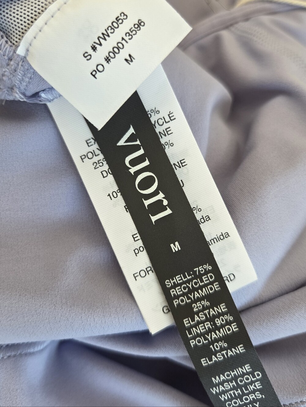 Vuori AllTheFeels Onesie NWT Lavender Mist Performance Stretch Athletic Yoga Gym - Picture 11 of 14